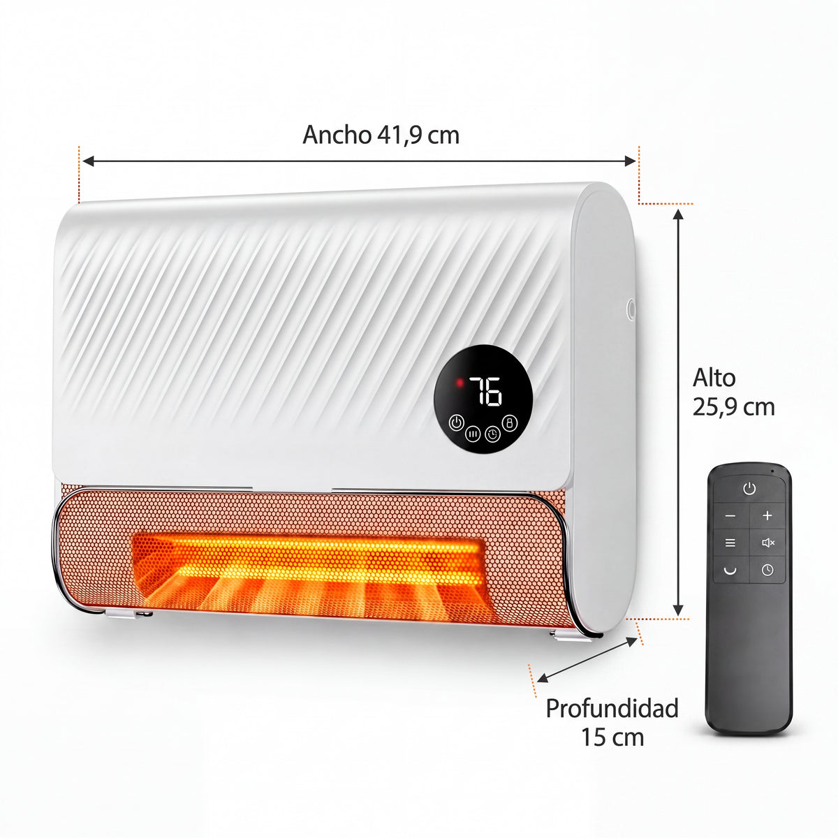 Calefactor Termostático CALOR O FRIO + MANDO A DISTANCIA